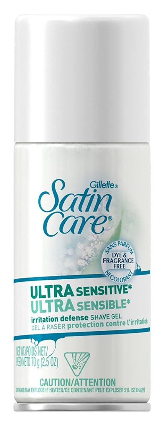 Buy now Gillette Satin Care Ultra Sensitive Irritation Defense Shave Gel, 2.5 Oz at indiglob india