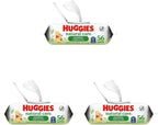 Buy now Baby Wipes, Huggies Natural Care Sensitive Baby Diaper Wipes, Unscented, Hypoallergenic, 1 Flip-Top Packs (56 Wipes Total) at indiglob india