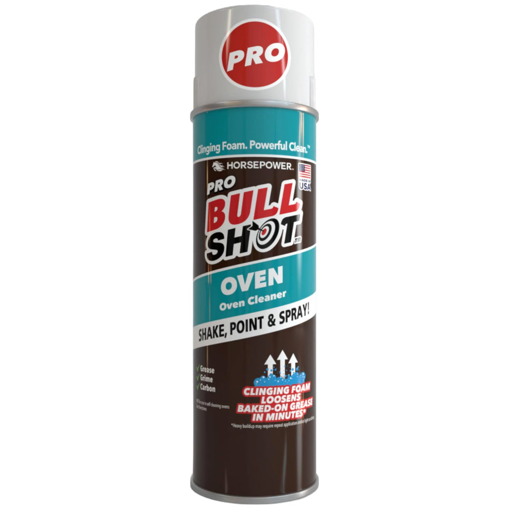 Bull Shot Oven Pro, AS SEEN ON TV, Cling Foam Melts Away Baked-On Grease, Char & Food In Minutes, Professional Strength, Shake, Point & Spray, Made in the USA, Ovens, Racks, Drip Pans & Broilers