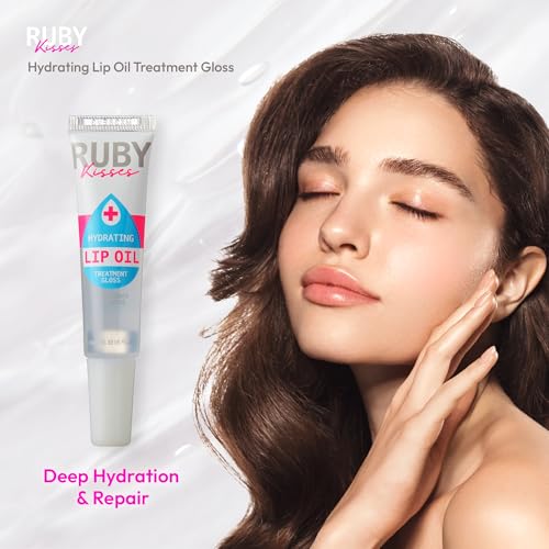 Buy now Ruby Kisses Hydrating Lip Oil Clear RLO01 (6 PACK) at indiglob india