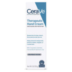 CeraVe Therapeutic Hand Cream, Hyaluronic Acid & Niacinamide Lotion, 3oz | Dermatologist-Tested Dimethicone Hand Lotion Protects Over-Worked Skin; Ideal Hand Cream For Dry Cracked Hands