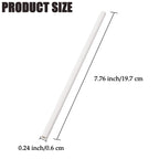 100 Pack Paper Straws White Biodegradable co-Friendly Drinking Bulk for Party Supplies, Bridal/Baby Shower, Birthday, Mixed Drinks, Weddings, Restaurant, Food Service, Drink Stirrer