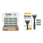 Schick Hydro Sensitive 12 Count Razor Refills and Cremo Cooling Shave Cream 2 Pack