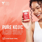 Buy now Koji White Pure Kojic Acid Soap | Glycerin Soap Bar for Gentle Skin Brightening and Exfoliation with Tea Tree, Coconut Oil, Hyaluronic Acid & Vitamin C, Vegan, 2.82 oz at indiglob india