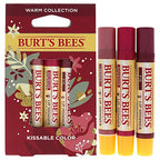 Buy now Burts Bees Kissable Color Warm Collection Unisex Lip Shimmer Peony, Rhubarb, Fig 3 oz at indiglob india