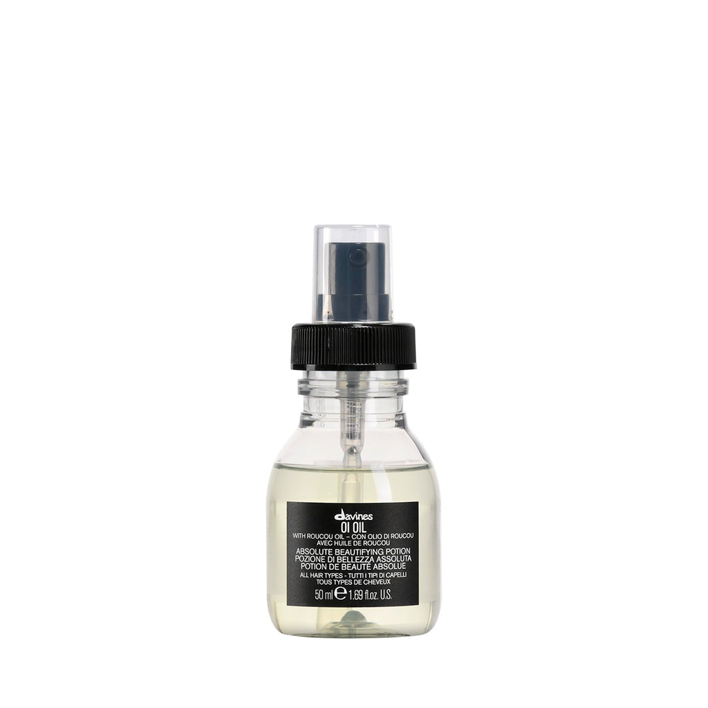 Davines OI Oil, Multi-Function Potion for All Hair Types - Weightless Anti-Frizz & Shine-Enhancing Serum with Roucou Oil - Detangles & Replenishes Moisture Hydrating Treatment