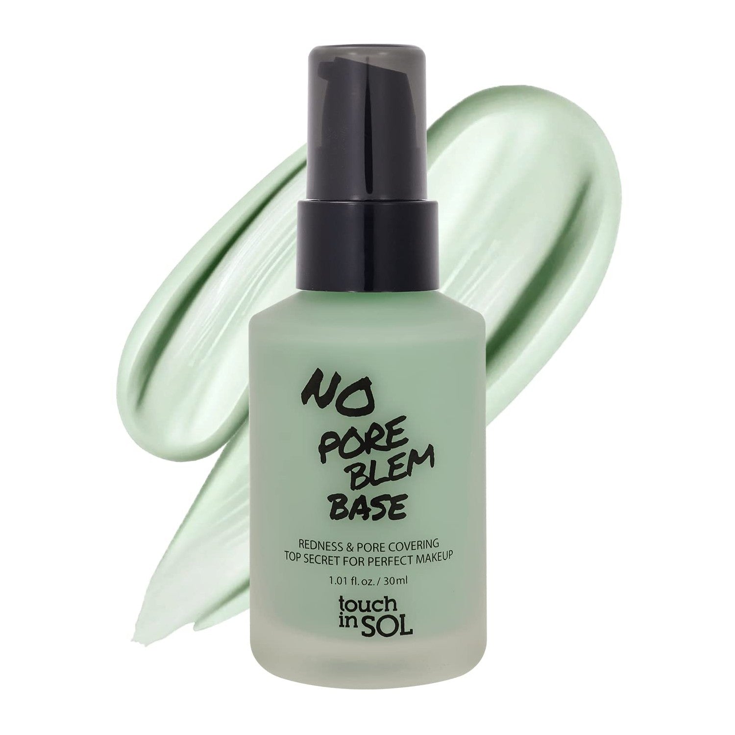 TOUCH IN SOL No Poreblem Primer – Pore Primer for Korean Makeup, Mattifying Primer for Oily Skin, Pore Eraser for Large Pores, Blurring Finish from K Beauty (1.01 fl.oz/30ml)