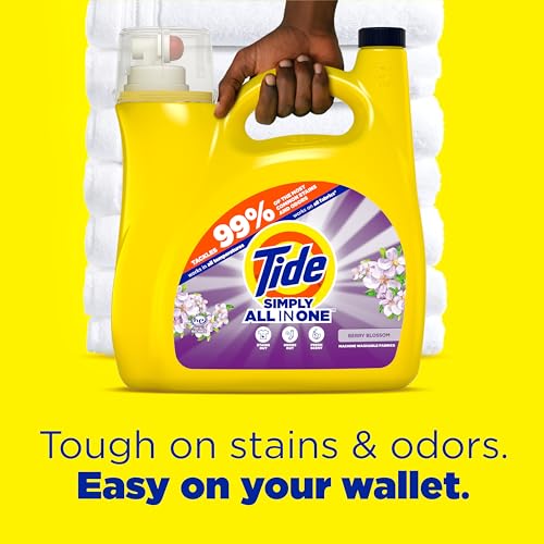 Buy now Tide Simply All-In-One Liquid Laundry Detergent, Refreshing Breeze Scent, 6 Loads, 10 fl oz at indiglob india