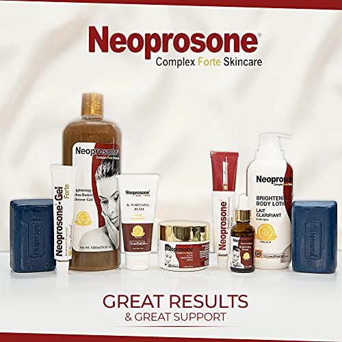 Buy now Neoprosone, Skin Brightening Cream | 1.7 Fl oz / 50 ml | Fade Dark Spots on: Face, Elbows, Knees, Body | with Alpha Arbutin, Lactic Acid, Castor Oil at indiglob india