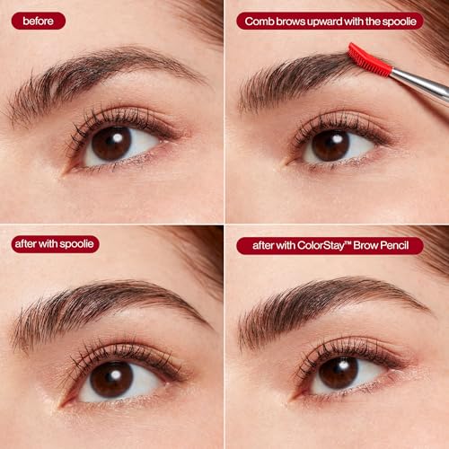 Buy now Revlon Lash & Brow Styling Tool, Dual Ended Eyelash Separator & Eyebrow Brush Spoolie, Works with Mascara & Brow Makeup, 1 count at indiglob india