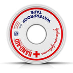 Buy now Band-Aid Brand of First Aid Products 100% Waterproof Self-Adhesive Medical Tape Roll to Secure Bandages, Durable First Aid Wound Care Bandaging Tape, 1 Inch by 10 Yards (Pack of 2) at indiglob india