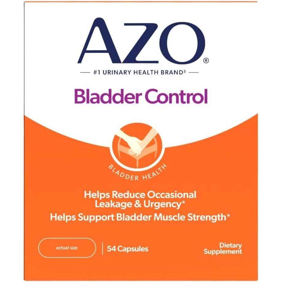 Buy now AZO Bladder Control with Go-Less Daily Supplement | Helps Reduce Occasional Urgency, leakage due to laughing, sneezing and exerciseâ€ â€ â€  | 72 Capsules 54 Count (Pack of 1) Supplement at indiglob india