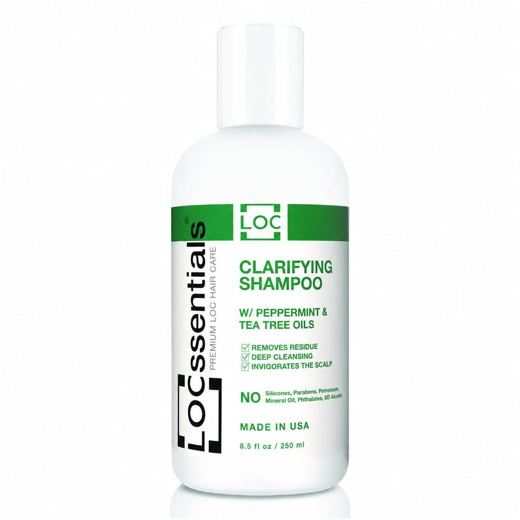 Clarifying Shampoo for Locs – Professional Loc Shampoo for Dreads, Twists, Braids, Interlocks, Microlocs, Dreadlocks, Faux Locs Crochet Hair – with Peppermint and Tea Tree Oils