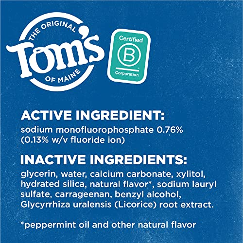 Buy now Tom's of Maine Natural Wicked Fresh! Fluoride Toothpaste, Spearmint, 4.7 oz. 2-Pack at indiglob india