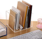 Buy now ROZO Magazine Holder, Clear Acrylic Desk File Organizer an Accessories, Office Organization and Storage 1 Pack (Clear 3V) at indiglob india