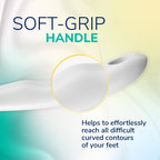 Dr. Scholl's Hard Skin Remover Nano Glass Foot File - Foot Callus Remover, Durable Foot Scrubber, Dead Skin Remover, Hygienic Pedicure Tool, Long Lasting Foot Buffer, Soft Smooth Feet