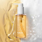 NIDA Perfect Clear™ Oil-To-Foam Double Cleanser | Jojoba Oil, Tea Tree Oil, Rice Extract | Good for Daily Impurities, Excess Sebum, Pore Cleaning, Blackheads, Dirt and Pollutants | 4.90 fl. oz., 145ml