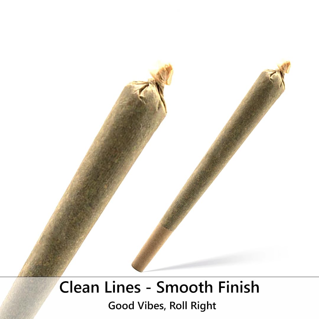200 PACK Cones Rolling Paper | King Size | 108mm | Pre Rolled Cones with Paper Loader and Packing Sticks