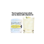 Sufficient-C High Dose Non-GMO Vitamin C Lemon Peach Immune-Ade Drink Mix, Convenient 125 Gram Size w/L-lysine, Bromelain & a Premium 96% Pure Green Tea Extract - Stomach Friendly, Adrenal Supportive