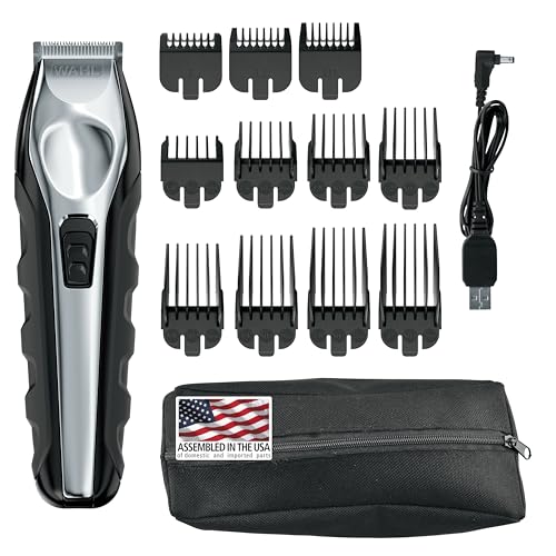 Buy now Wahl USA Lithium Ion Total Beard Trimmer for Men with 11 Guide Combs for Easy Trimming, Detailing, & Grooming – Model 9888 at indiglob india