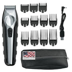 Buy now Wahl USA Lithium Ion Total Beard Trimmer for Men with 11 Guide Combs for Easy Trimming, Detailing, & Grooming – Model 9888 at indiglob india