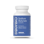 Buy now BodyBio Butyrate - Postbiotic for Gut Health, Digestive Support, Bloat, Gas & Constipation Relief, Leaky Gut Repair - Sodium + Butyric Acid Supplement for GI Wellness 100 Count (Pack of 1) at indiglob india