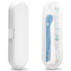 Buy now Fowecelt 2 Pack Electric Toothbrush Travel Case for Oral-B Pro and Other Electric Toothbrush, Portable Travel Toothbrush Holder (White & Clear) White & Clear at indiglob india