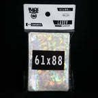 Buy now 100pcs Broken Glass Gemstone Laser Flashing Card Film Holographic Idol Photo Sleeves Ultra Super Protector (61x88mm) at indiglob india