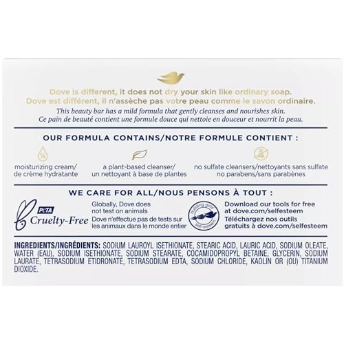 Buy now Dove Bar Soap for Sensitive Skin 3.17 oz (Pack of 2)(Packaging May Vary) at indiglob india