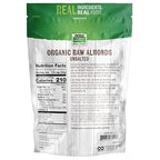 Buy now NOW Foods, Certified Organic Almonds, Raw and Unsalted, Good Source of Protein and Fiber, Grown in the USA, Certified Non-GMO, 12-Ounce (Packaging May Vary) at indiglob india