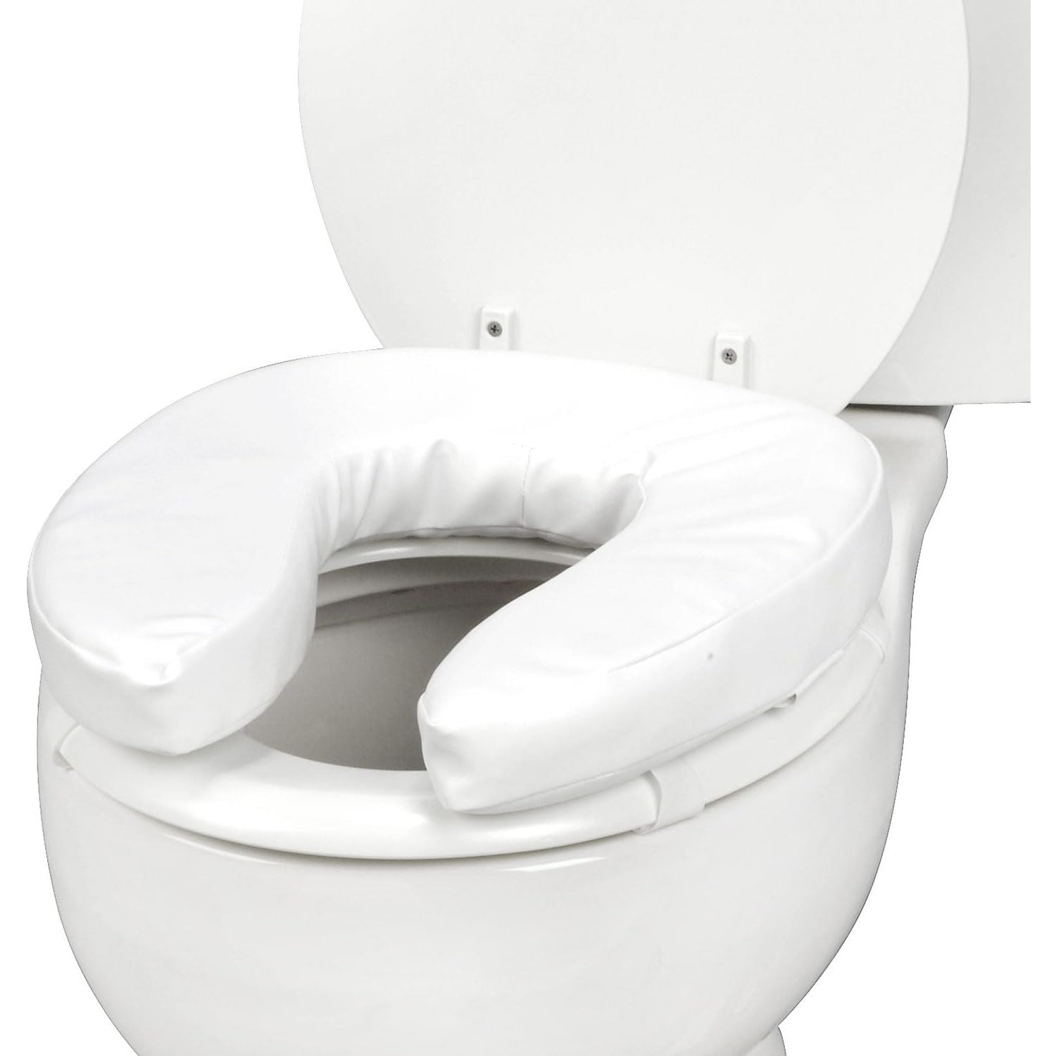 Buy now DMI Raised Toilet Seat Cushion and Cover to Add Extra Padding the while Relieving Pressure, Tear Resistant, FSA & HSA Eligible, 2 Inch Pad, White 2 Inch (Pack of 1) at indiglob india