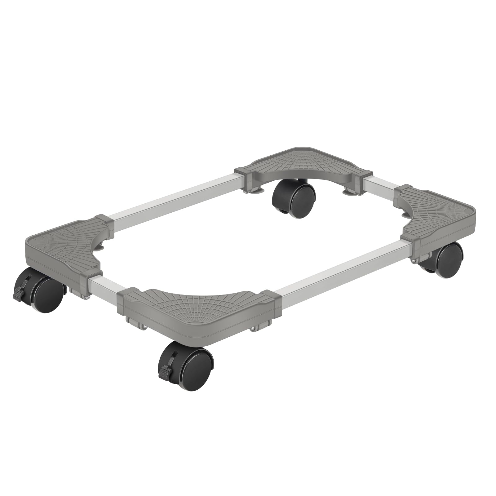 Buy now Liitrton Mobile CPU Stand Adjustable Computer Tower Stand with 4 Caster Wheels Fits Most PC (White) Light Grey at indiglob india