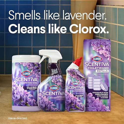 Buy now Clorox Scentiva ToiletWand Refills, Lavender and Jasmine, 20 Count at indiglob india