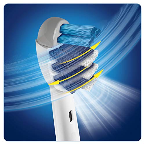 Buy now Oral-B Trizone Toothbrush Heads Replacement Refills for Electric Rechargeable Toothbrush, Bristles Sweep in-Between Teeth for a Deep Clean, Pack of Two at indiglob india