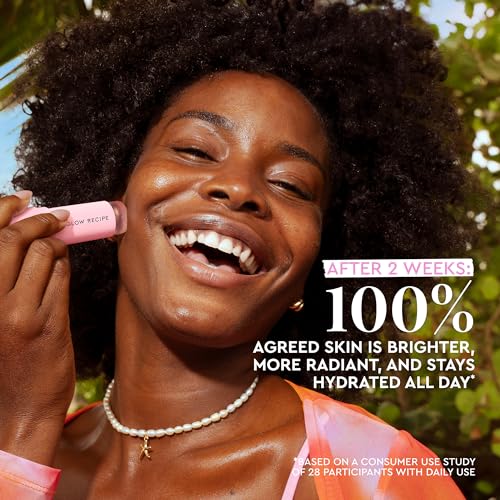 Buy now Glow Recipe Face Sunscreen Stick SPF 45 - Travel Size Roll On Korean Sunscreen with Hydrating Hyaluronic Acid & Niacinamide for a Dewy Glow - No White Cast (.58oz) at indiglob india