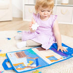 Buy now Melissa & Doug?? Ms. Rachelƒ?› What to Wear Felt Activity Board Take-Along Preschool Learning Toy for Boys and Girls - FSC Certified at indiglob india