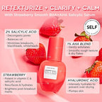 Buy now Glow Recipe Strawberry Smoothing Salicylic Acid Serum - Blemish Clarifying Skin Care, AHA BHA Exfoliant + Pore Minimizer + Plumping Hyaluronic Acid + Brightening Allantoin - Korean Face Serum, 30ml at indiglob india