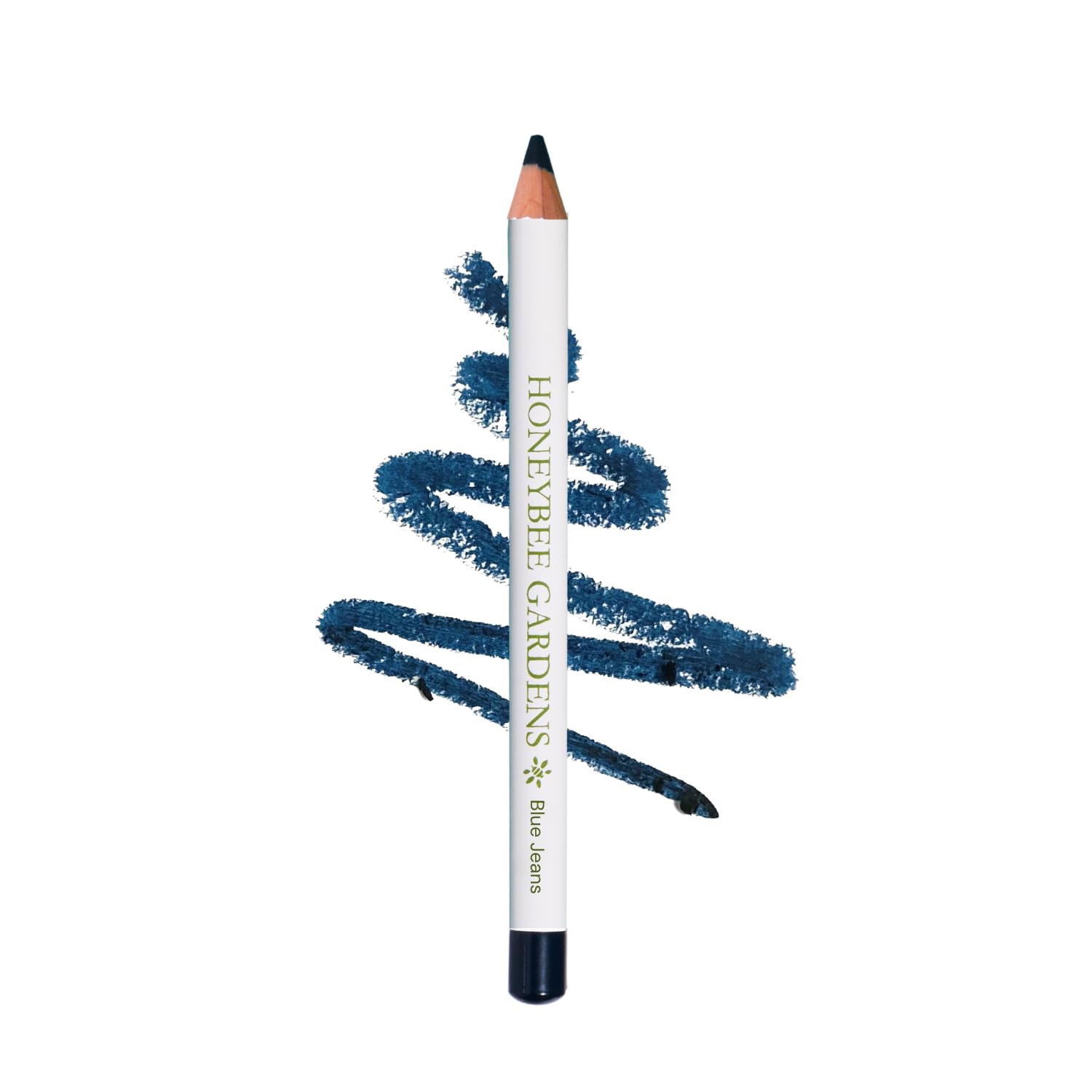 Buy now Honeybee Gardens Effortless Eye Liner Pencil in Jet Set Black, Rich Pigmentation, Smooth, Long-Wearing, Vegan, Gluten-Free Blue Jeans at indiglob india