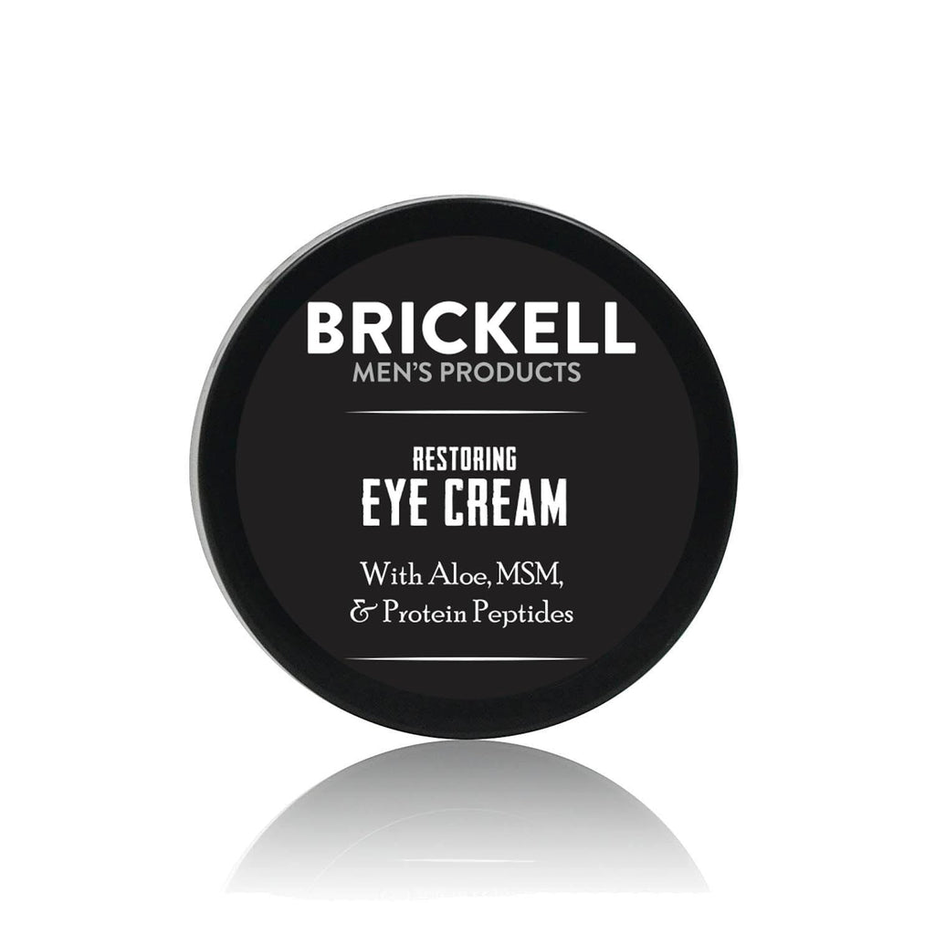 Buy now Brickell Men's Restoring Under Eye Cream for Men, Natural and Organic Anti Aging Eye Balm To Reduce Puffiness, Wrinkles, Dark Circles, Crows Feet and Under Eye Bags, 0.5 Ounce, Unscented at indiglob india