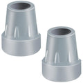 Crutch Tips, 2 Pack 7/8 inch Heavy Duty Replacement Cane Tips Rubber Crutch Tips for Walking Canes, Walking Sticks, Gray