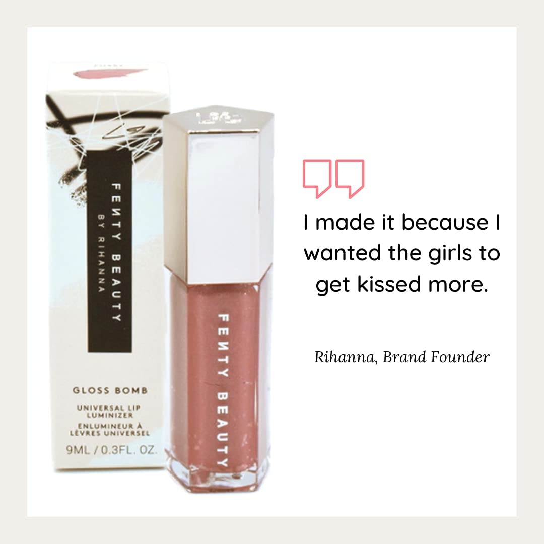 Buy now Gloss Bomb Universal Lip Luminizer - 02 Fussy by Fenty Beauty for Women - 0.3 oz Lip Gloss at indiglob india