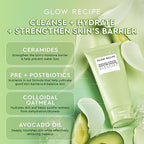 Buy now Glow Recipe Avocado Ceramide Facial Cleanser for Dry Skin - Hydrating Gel to Foaming Face Wash for Women & Men - Gentle Moisture Barrier Repair with Hyaluronic Acid & Colloidal Oatmeal, 150ml at indiglob india