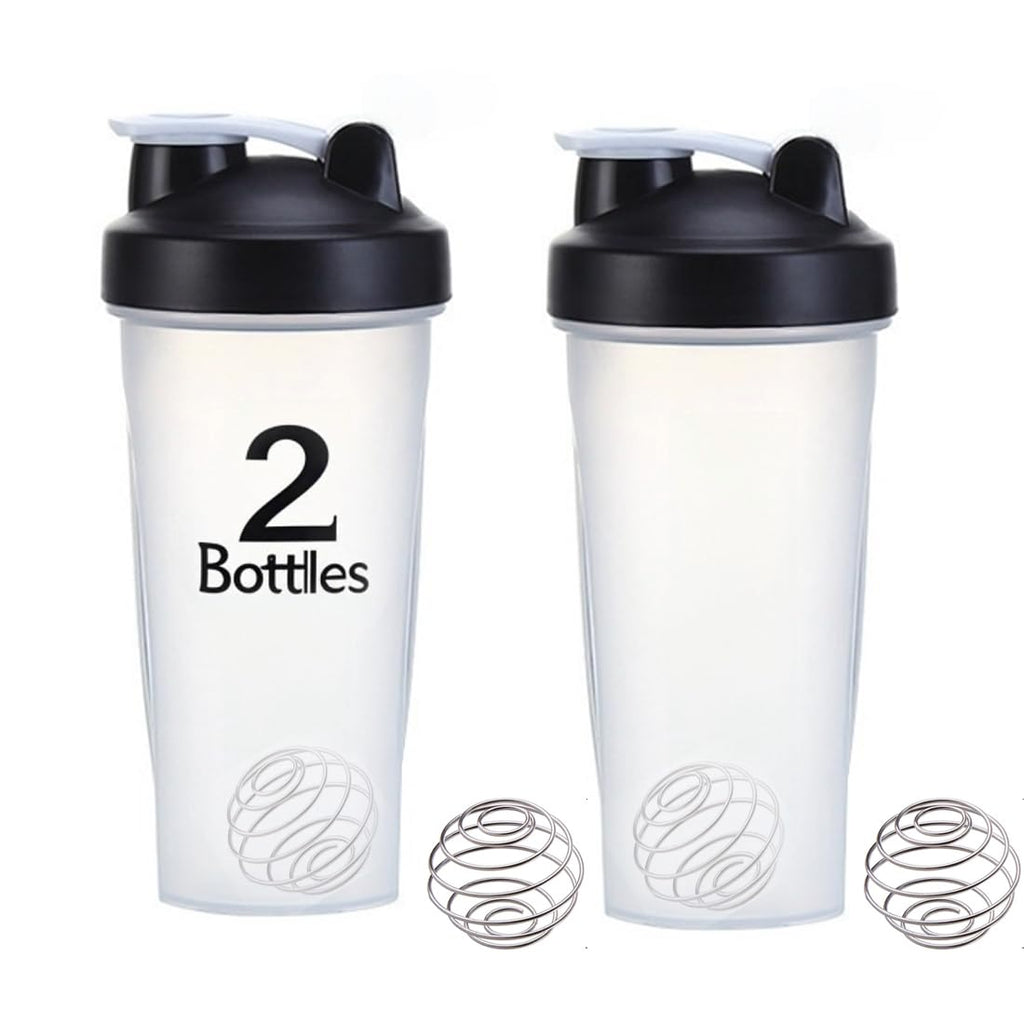 otylzto 2 Pack 28oz Protein Shaker Bottles, BPA-Free, Leakproof Mixing Cups