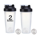 otylzto 2 Pack 28oz Protein Shaker Bottles, BPA-Free, Leakproof Mixing Cups