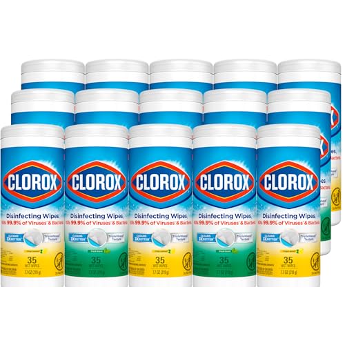 Buy now Clorox 30112 Disinfecting Wipe, Fresh/Lemon Fresh Scent (525 Count) at indiglob india