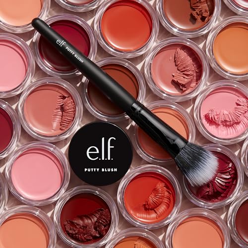 Buy now e.l.f. Putty Blush Brush, Makeup Brush For Putty & Cream Formulas, Easily Applies Blush & Bronzer For An Airbrushed Look, Vegan & Cruelty-Free at indiglob india