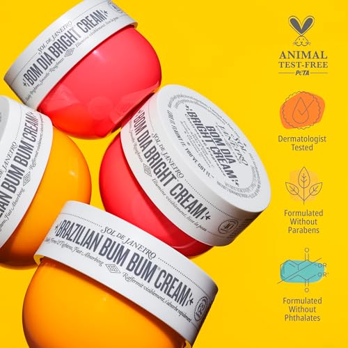 Buy now Sol de Janeiro Mini Body Cream Trial Set - Travel Size Set - Beauty Minis - Brazilian Bum Bum Cream & Bom Dia Bright Cream - 2 Piece Set 25 mL - $24 Value at indiglob india
