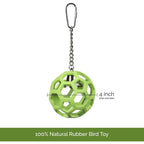 Buy now JW Pet Company Activitoys Hol-ee Roller Parrot Toy, 4 Inch Diameter (Colors Vary ) at indiglob india