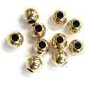 Buy now 50 Count Wholesale 14K Gold-Filled 4mm Round Seamless Spacer Beads (Hole Size 1.15mm to 1.25mm) Default at indiglob india