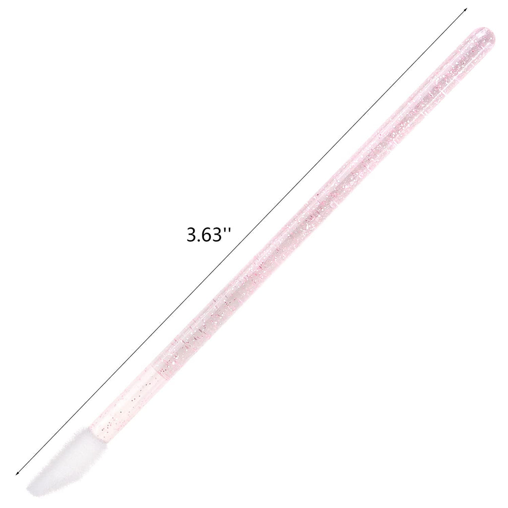 Buy now 100 Disposable Lip Brushes, Lipstick Applicator, Lip Gloss Wands Pink Tbestmax at indiglob india